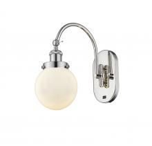 Innovations Lighting 918-1W-PN-G201-6 - Beacon - 1 Light - 6 inch - Polished Nickel - Sconce