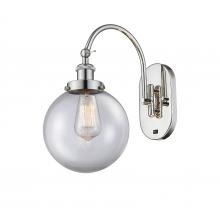 Innovations Lighting 918-1W-PN-G202-8 - Beacon - 1 Light - 8 inch - Polished Nickel - Sconce