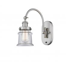 Innovations Lighting 918-1W-SN-G182S - Canton - 1 Light - 7 inch - Brushed Satin Nickel - Sconce