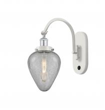 Innovations Lighting 918-1W-WPC-G165 - Geneseo - 1 Light - 7 inch - White Polished Chrome - Sconce