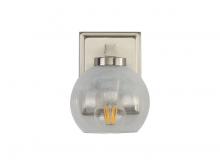 Golden 3094-BA1 PW-ALA - Elliott 1-Light Vanity Light in Pewter with Alabaster Shade