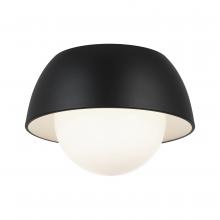 Matteo Lighting M11311MBOP - 1 LT Ã˜13â€ x 9â€H "WATSON" MB CEILING MOUNT - OPAL GLASS E26 60W