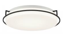 Matteo Lighting M14115MB - 1 LT Ã˜15â€ "BRAMMERTON" MATTE BLACK FRAME CEILING MOUNT