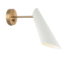 Matteo Lighting S08011AGWH - Butera Wall Sconce