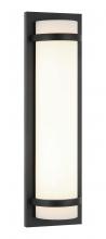 Matteo Lighting S15824MB - 1 LT 24â€W "BRAMPTON" MATTE BLACK WALL SCONCE