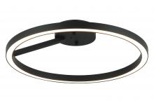 Matteo Lighting X36716MB - 1LT "THE TRUNDLE" D16" MATTE BLACK CEILING MOUNT