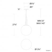  PD-60514-35-NB - Sybil Pendant Light