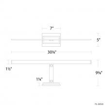  PL-38530-40-BK - Diver Picture Light