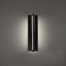  WS-W82522-40-BK - Strait Outdoor Wall Sconce Light