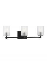 Generation Lighting GLV1043MBK - Three Light Wall/Bath