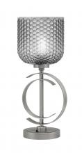  56-GP-4912 - Accent Lamp, Graphite Finish, 7" Smoke Textured Glass