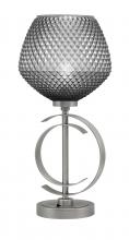  56-GP-4922 - Accent Lamp, Graphite Finish, 9" Smoke Textured Glass