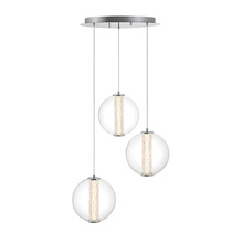 Eurofase 45736-018 - Atomo 3 Light Pendant in Chrome