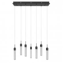  HF1900-7-BOA-BK - Boa Collection Black 7 Light Pendant Fixture