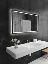 Paris Mirrors OPERX4835CCT-BLK - Opera Black Framed LED Mirror (Frontlit and Backlit)