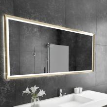 Paris Mirrors OPERX60286000-GLD - Opera Gold Framed LED Mirror (Frontlit and Backlit)