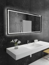 Paris Mirrors OPERX60286000-BLK - Opera Black Framed LED Mirror (Frontlit and Backlit)