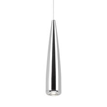 Kuzco Lighting Inc 402001CH-LED - Single LED Pendant with a Sleek Chrome Cone and Canopy