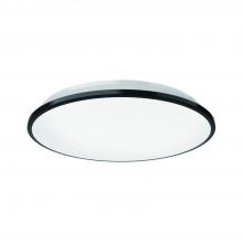  FM43313-BK - Brook 13-in Black LED Flush Mount