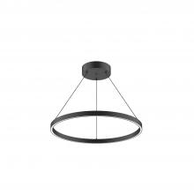  PD87724-BK - Cerchio 24-in Black LED Pendant