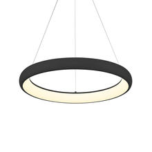  PD82724-BK - Cortana 24-in Black LED Pendant