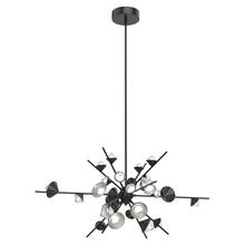  CH50848-BK - Geode 48-in Black LED Chandeliers