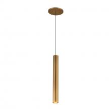 Kuzco Lighting Inc PD90414-VB - Mason 14-in Vintage Brass LED Pendant