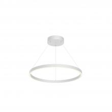  PD87124-WH-UNV-010 - Cerchio 24-in White LED Pendant