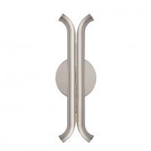  WS89714-PN - Husk 14-in Polished Nickel LED Wall Sconce