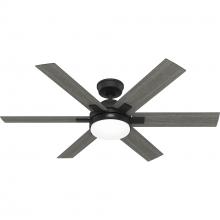  52783 - Hunter 52 inch Georgetown ENERGY STAR® HunterExpress Matte Black Ceiling Fan with LED Light Kit