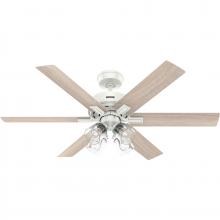  52904 - Hunter 52 inch Fonthill ENERGY STAR® HunterExpress Fresh White Ceiling Fan with LED Light Kit