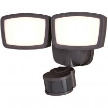  T0701 - 10.75-in. 2L LED CCT Adj. Outdoor Motion Security Flood Light Bronze 240 Deg.