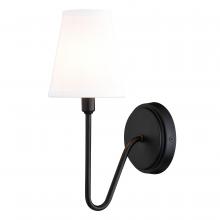  W0474 - Briar 1 Light Wall Light Matte Black