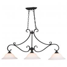  H0259 - Monrovia 3 Light Linear Chandelier Oil Rubbed Bronze