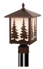 Vaxcel International OP33485BBZ - Yosemite 8-in Tree Outdoor Post Light Burnished Bronze