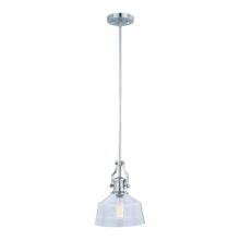  P0272 - Beloit 9-in Mini Pendant Satin Nickel