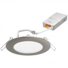  WF4 SWW5 90CRI BN M6 - 4IN wafer-thin LED downlight, Switchable