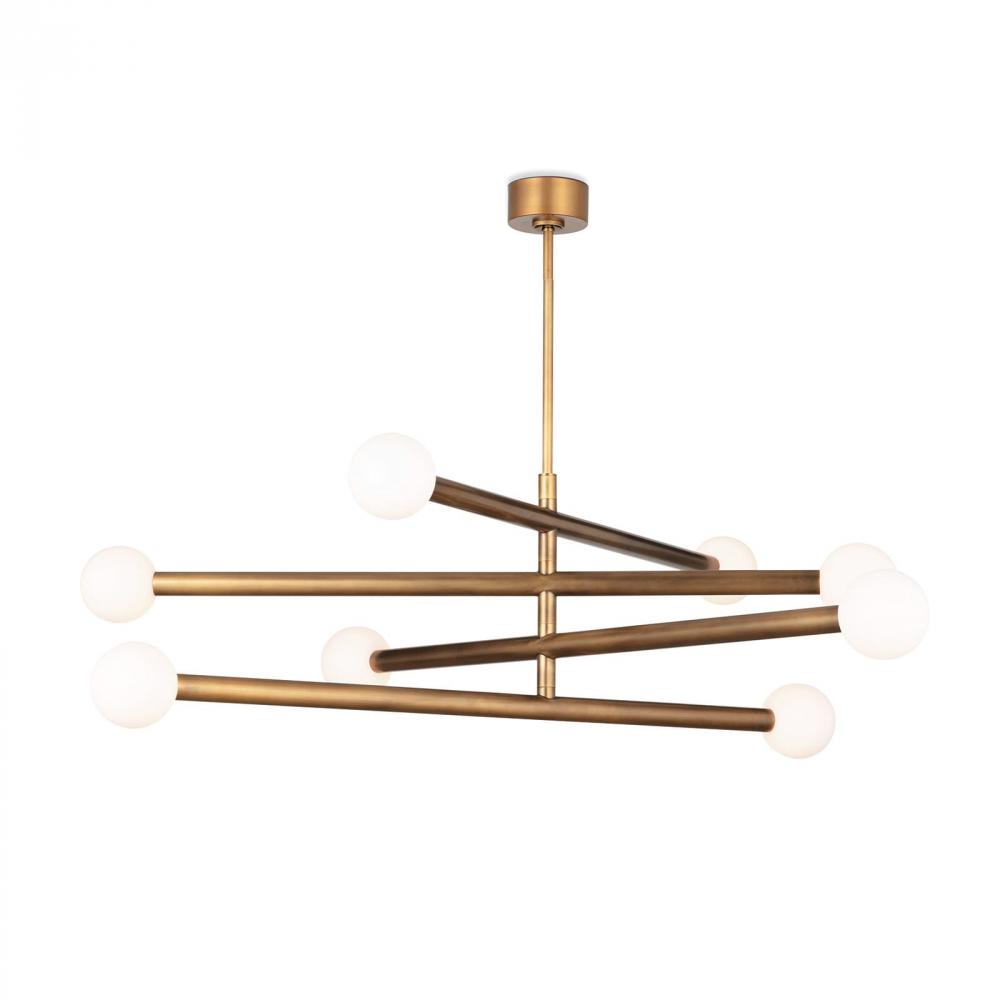 Regina Andrew Beaubien Chandelier (Natural Brass