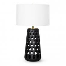  13-1641BLK - Regina Andrew Kelvin Ceramic Table Lamp (Black)