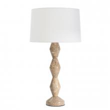  13-1679 - Regina Andrew Crew Travertine Buffet Lamp (Natur