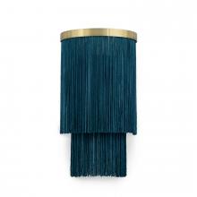  15-1220BLU - Regina Andrew Cabaret Fringe Sconce (Peacock)