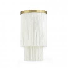  15-1220IV - Regina Andrew Cabaret Fringe Sconce (Ivory)