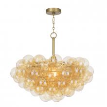  16-1044NB-AMB - Regina Andrew Bubbles Chandelier (Natural Brass