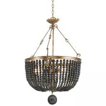  16-1082 - Regina Andrew Fabian Wood Bead Chandelier