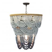  16-1179 - Regina Andrew Ombre Wood Bead Chandelier