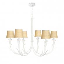  16-1416WT-RAT - Regina Andrew River Reed Chandelier Small (White