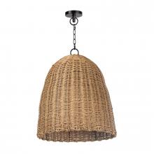 Regina Andrew 17-1001NAT - Coastal Living Beehive Outdoor Pendant Small (We