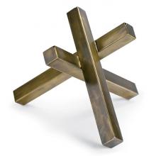  20-1073BRS - Regina Andrew Intersecting Sculpture (Brass)