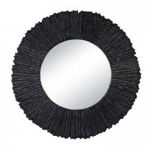  21-1073BLK - Regina Andrew Slate Mirror Round (Black)