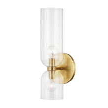  4122-AGB - 2 LIGHT WALL SCONCE